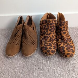 SET OF 2 Ankle Boots